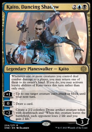 Kaito, Dancing Shadow (Promo Pack) [Phyrexia: All Will Be One Promos] | Play N Trade Winnipeg