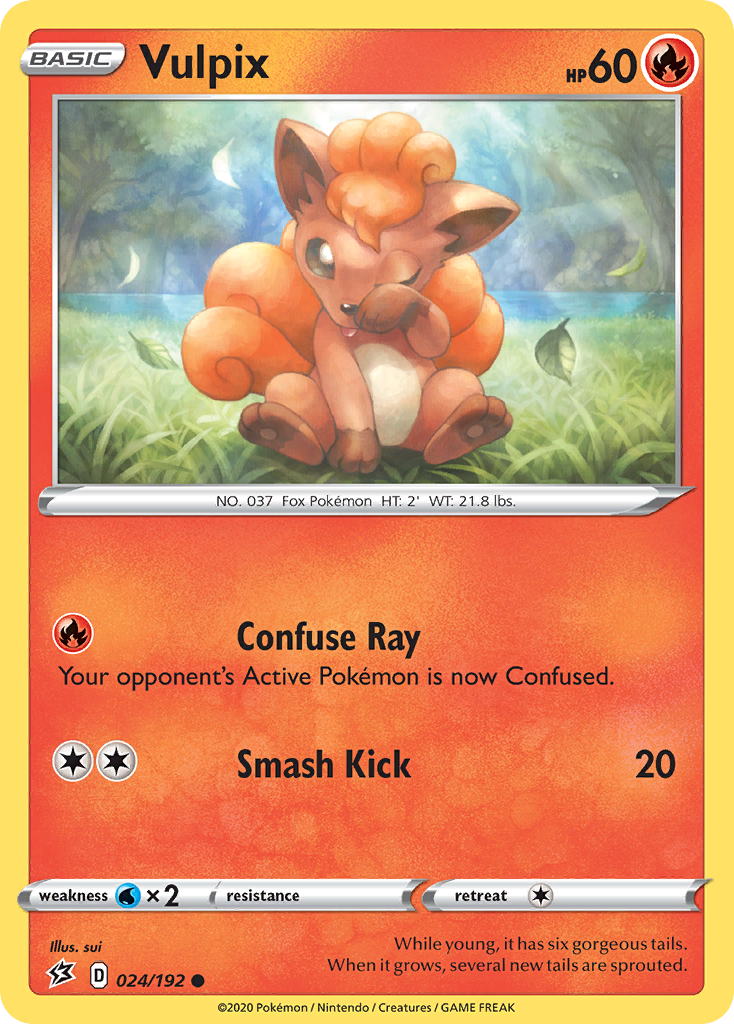 Vulpix (024/192) [Sword & Shield: Rebel Clash] | Play N Trade Winnipeg