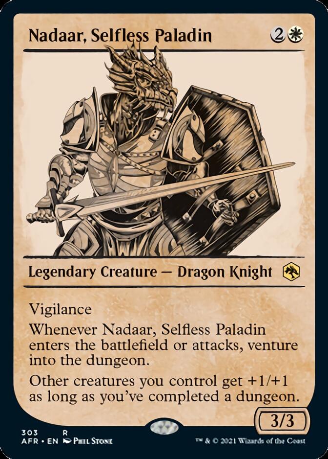 Nadaar, Selfless Paladin (Showcase) [Dungeons & Dragons: Adventures in the Forgotten Realms] | Play N Trade Winnipeg