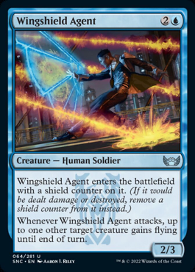 Wingshield Agent [Streets of New Capenna] | Play N Trade Winnipeg