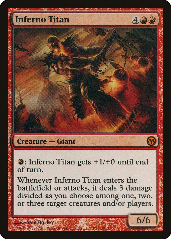 Inferno Titan (Duels of the Planeswalkers Promos) [Duels of the Planeswalkers Promos 2011] | Play N Trade Winnipeg