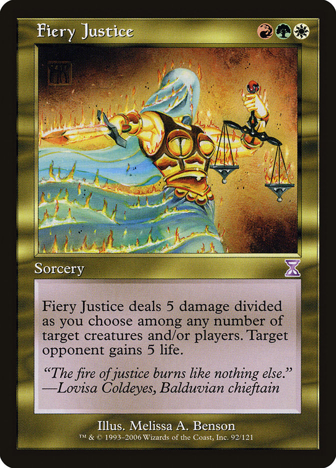 Fiery Justice [Time Spiral Timeshifted] | Play N Trade Winnipeg