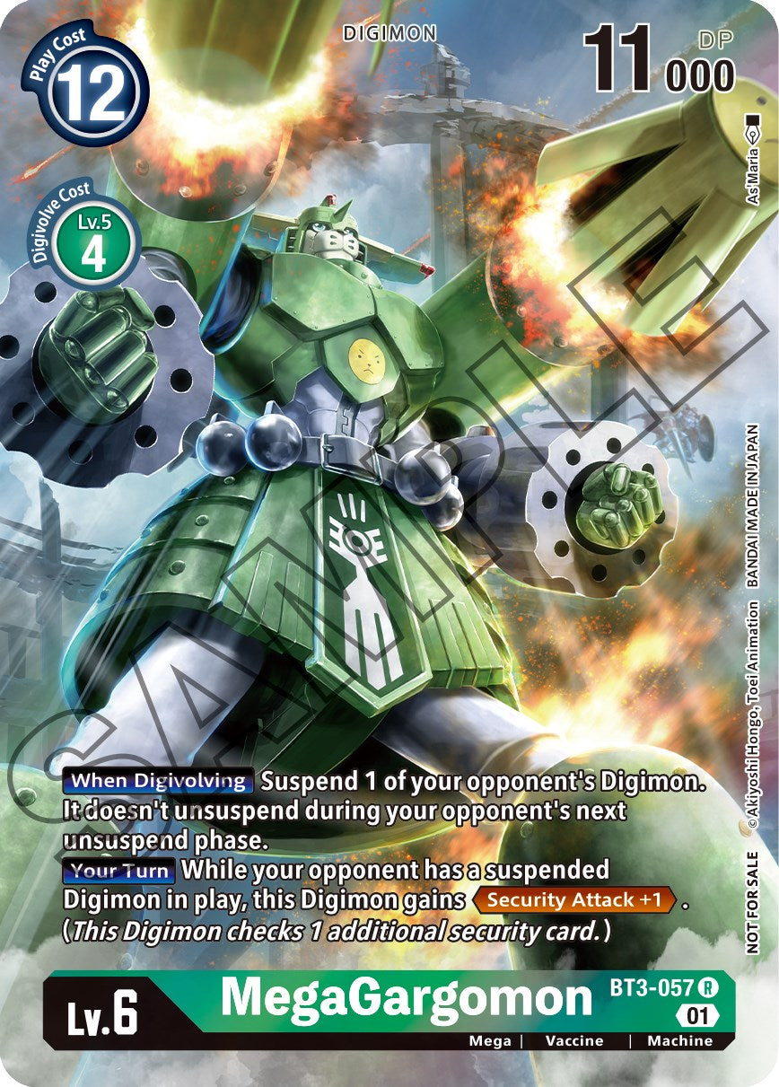 MegaGargomon [BT3-057] (Tamer's Card Set 1) [Release Special Booster Promos] | Play N Trade Winnipeg