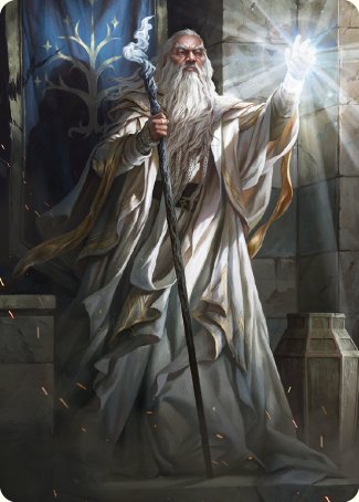 Gandalf the White Art Card [The Lord of the Rings: Tales of Middle-earth Art Series] | Play N Trade Winnipeg