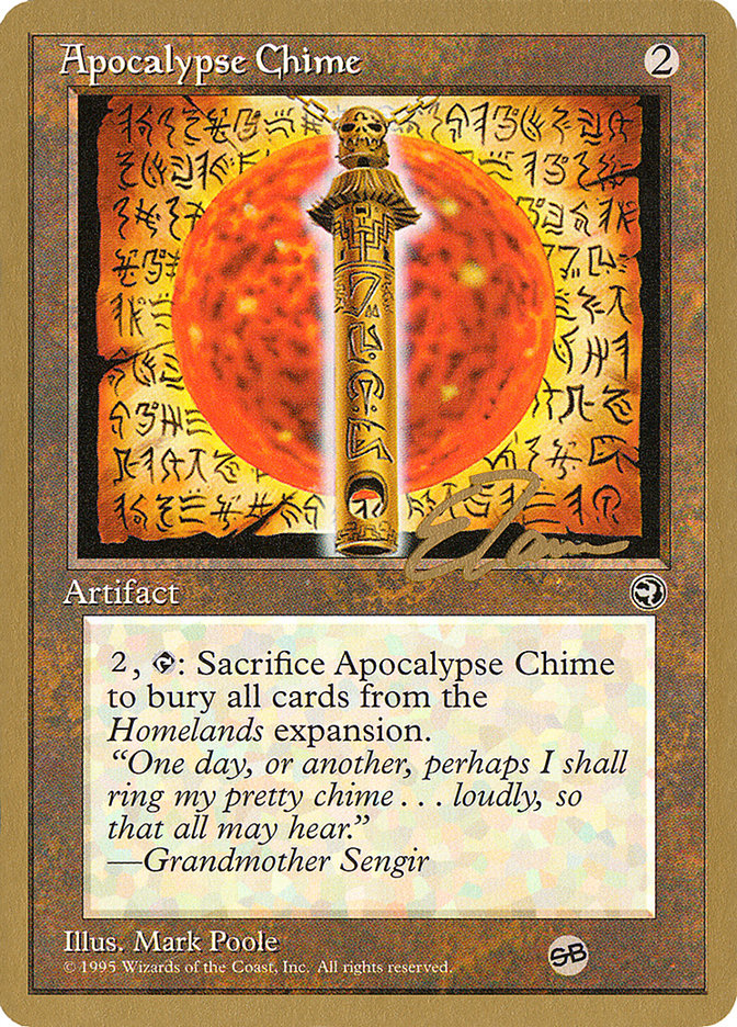 Apocalypse Chime (Eric Tam) (SB) [Pro Tour Collector Set] | Play N Trade Winnipeg