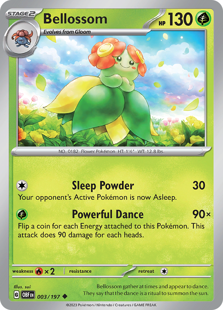 Bellossom (003/197) [Scarlet & Violet: Obsidian Flames] | Play N Trade Winnipeg