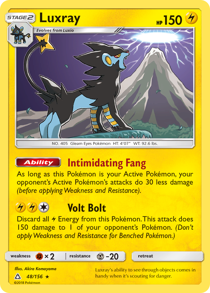 Luxray (48/156) [Sun & Moon: Ultra Prism] | Play N Trade Winnipeg