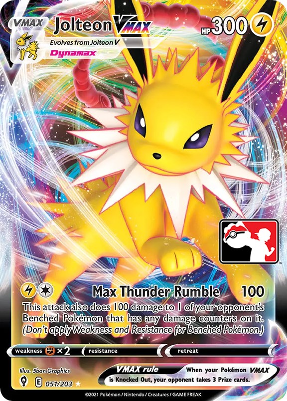 Jolteon VMAX (051/203) [Prize Pack Series One] | Play N Trade Winnipeg