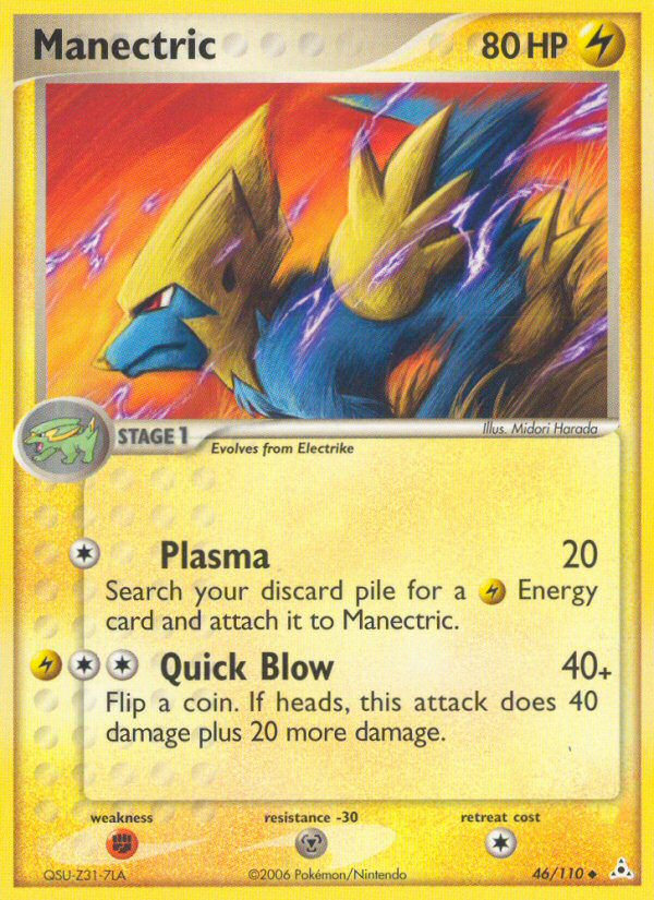 Manectric (46/110) [EX: Holon Phantoms] | Play N Trade Winnipeg