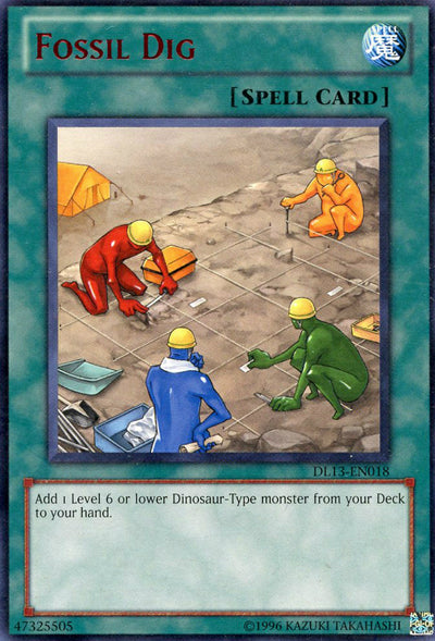 Fossil Dig (Red) [DL13-EN018] Rare | Play N Trade Winnipeg