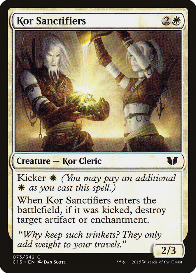 Kor Sanctifiers [Commander 2015] | Play N Trade Winnipeg