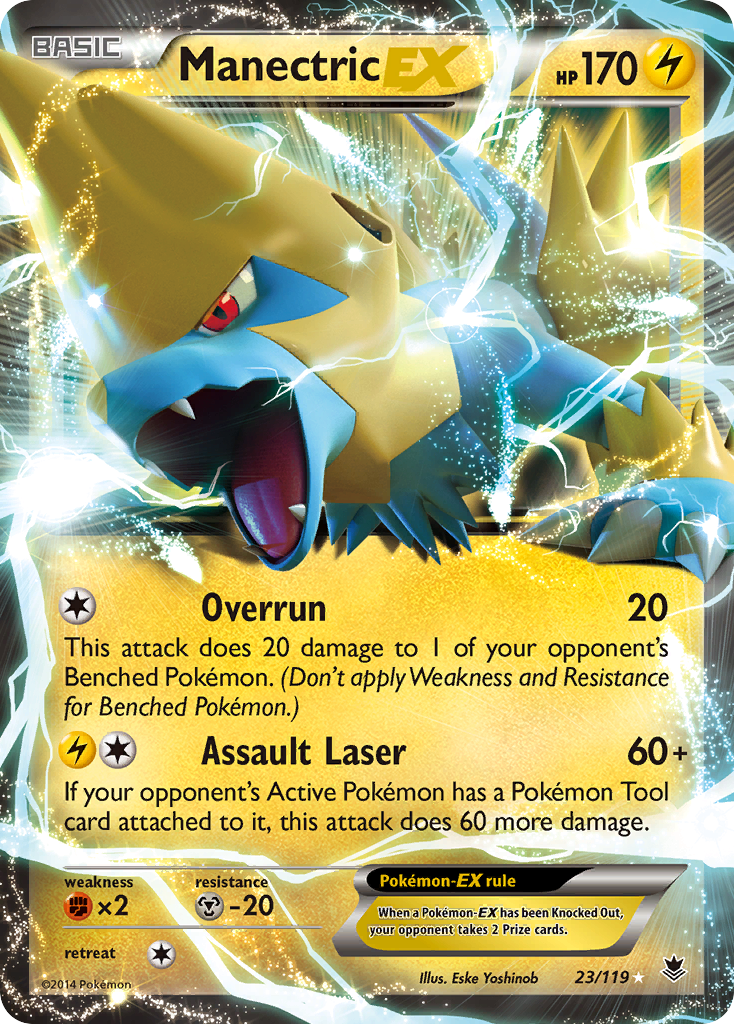 Manectric EX (23/119) [XY: Phantom Forces] | Play N Trade Winnipeg