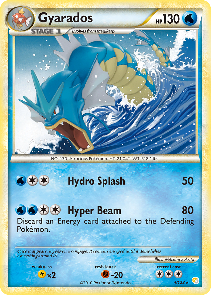 Gyarados (4/123) [HeartGold & SoulSilver: Base Set] | Play N Trade Winnipeg