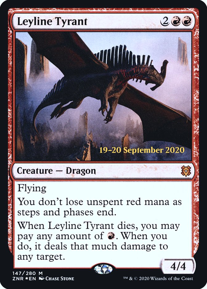 Leyline Tyrant [Zendikar Rising Prerelease Promos] | Play N Trade Winnipeg