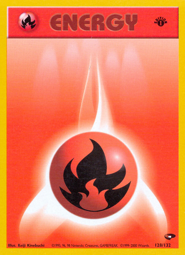 Fire Energy (128/132) [Gym Challenge 1st Edition] | Play N Trade Winnipeg