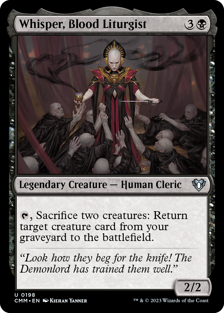 Whisper, Blood Liturgist [Commander Masters] | Play N Trade Winnipeg