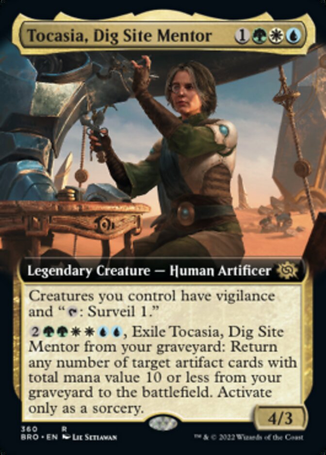 Tocasia, Dig Site Mentor (Extended Art) [The Brothers' War] | Play N Trade Winnipeg