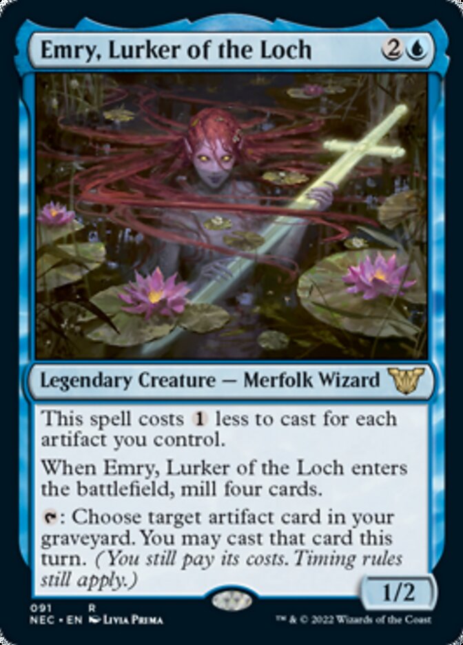 Emry, Lurker of the Loch [Kamigawa: Neon Dynasty Commander] | Play N Trade Winnipeg