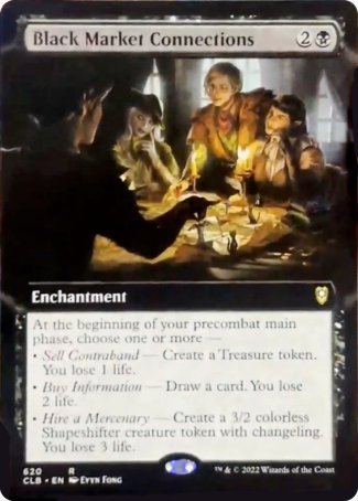 Black Market Connections (Extended Art) [Commander Legends: Battle for Baldur's Gate] | Play N Trade Winnipeg