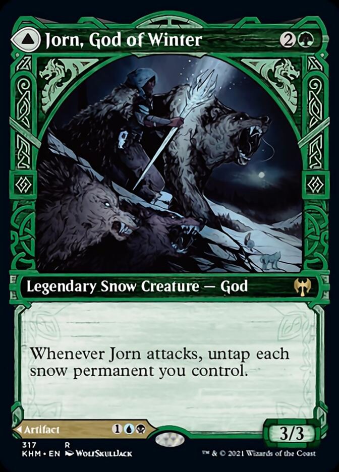 Jorn, God of Winter // Kaldring, the Rimestaff (Showcase) [Kaldheim] | Play N Trade Winnipeg