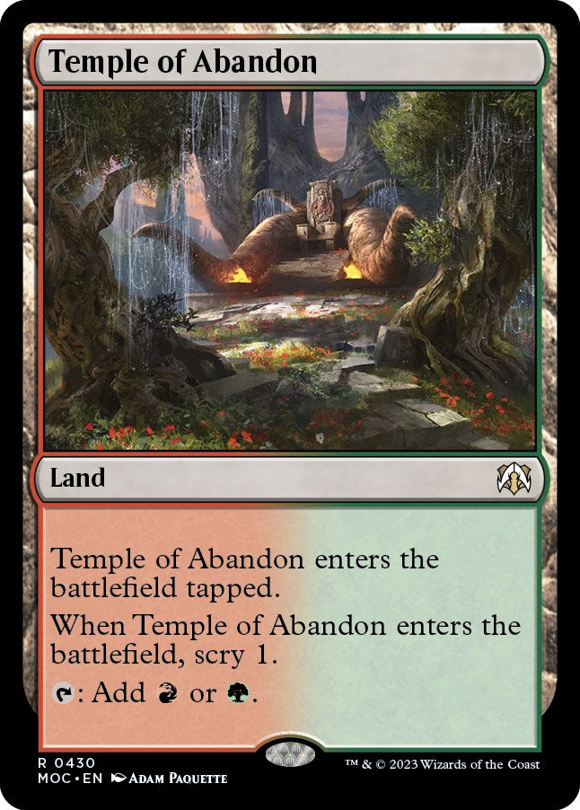 Temple of Abandon [March of the Machine Commander] | Play N Trade Winnipeg