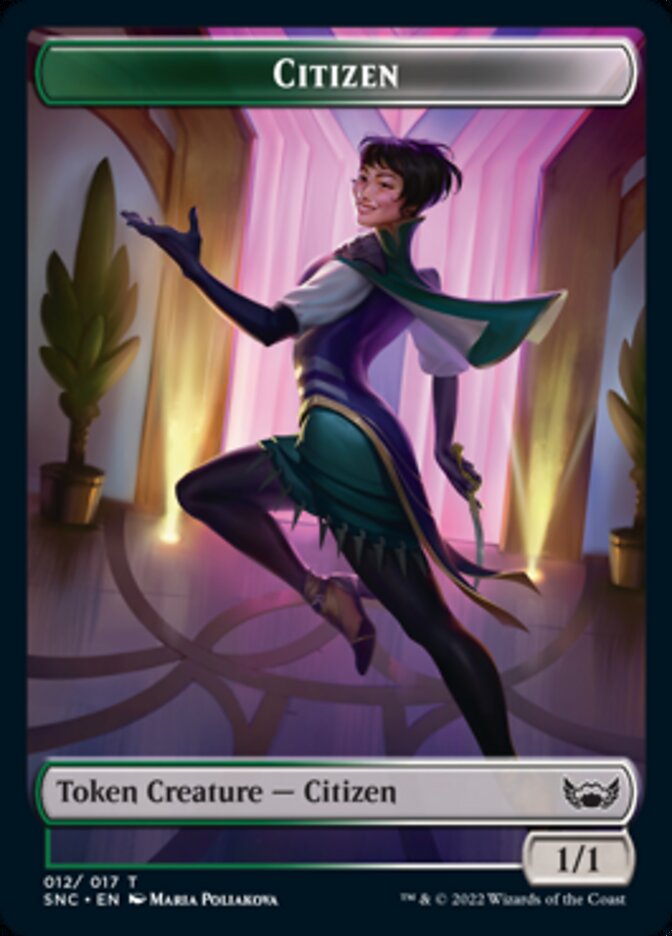 Cat // Citizen Double-sided Token [Streets of New Capenna Tokens] | Play N Trade Winnipeg