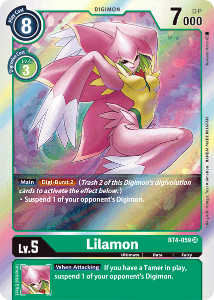 Lilamon [BT4-059] [Great Legend] | Play N Trade Winnipeg