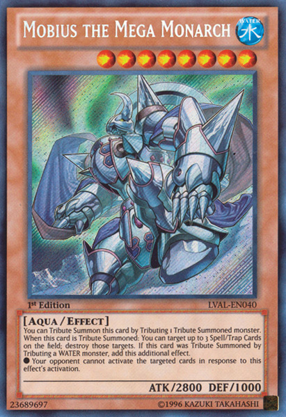 Mobius the Mega Monarch [LVAL-EN040] Secret Rare | Play N Trade Winnipeg