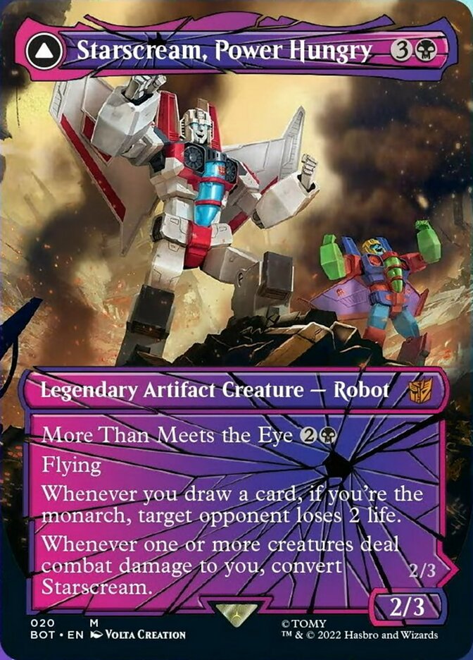 Starscream, Power Hungry // Starscream, Seeker Leader (Shattered Glass) [Universes Beyond: Transformers] | Play N Trade Winnipeg