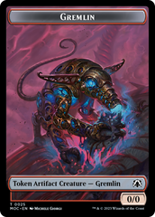 Treasure // Gremlin Double-Sided Token [March of the Machine Commander Tokens] | Play N Trade Winnipeg
