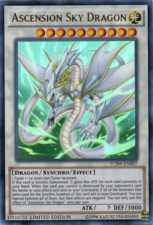 Ascension Sky Dragon [YCSW-EN007] Ultra Rare | Play N Trade Winnipeg