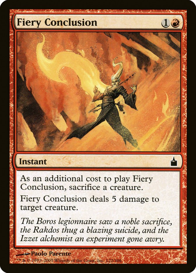 Fiery Conclusion [Ravnica: City of Guilds] | Play N Trade Winnipeg