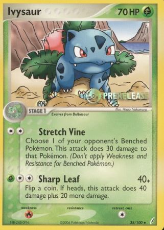 Ivysaur (35/100) (Prerelease Promo) [Nintendo: Black Star Promos] | Play N Trade Winnipeg