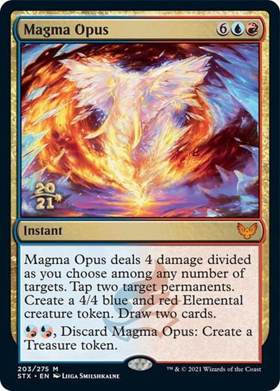 Magma Opus [Strixhaven: School of Mages Prerelease Promos] | Play N Trade Winnipeg