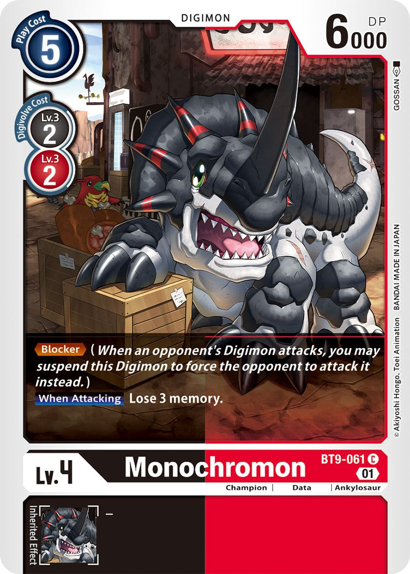 Monochromon [BT9-061] [X Record] | Play N Trade Winnipeg