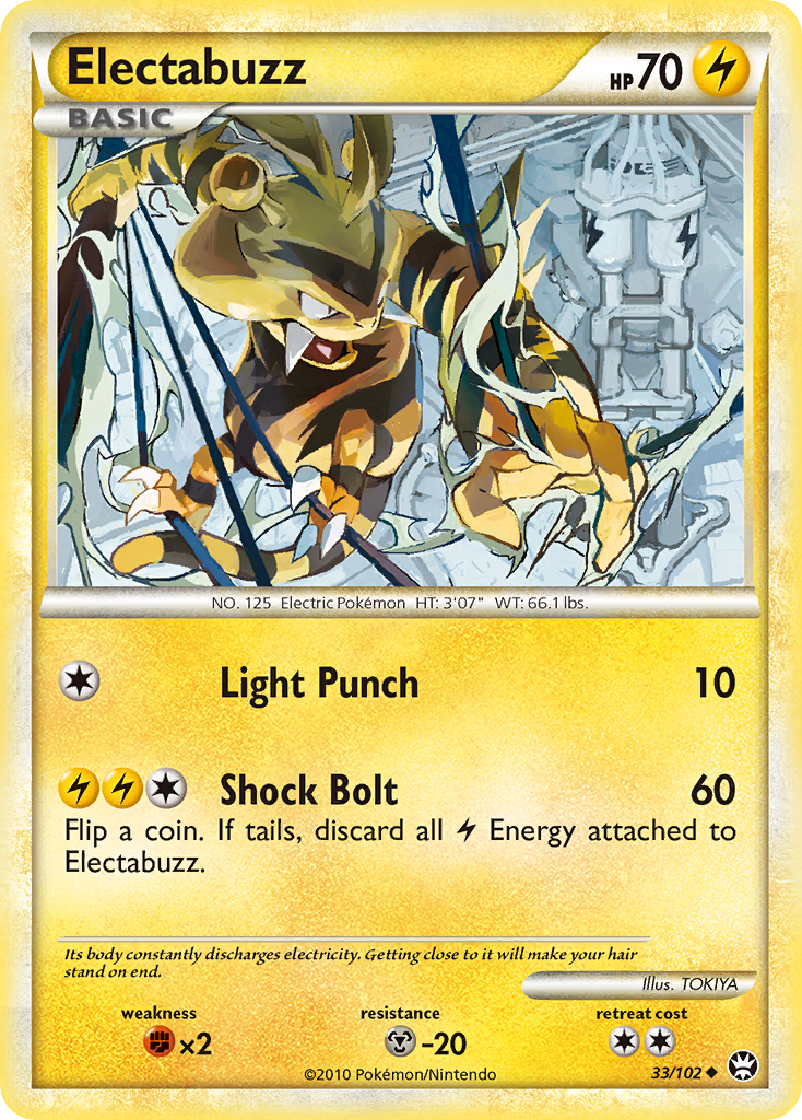 Electabuzz (33/102) [HeartGold & SoulSilver: Triumphant] | Play N Trade Winnipeg