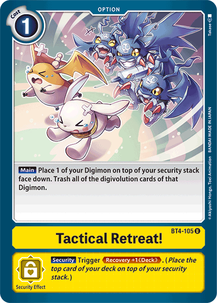 Tactical Retreat! [BT4-105] [Great Legend] | Play N Trade Winnipeg