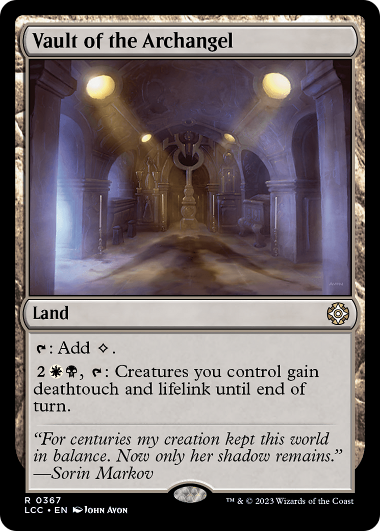 Vault of the Archangel [The Lost Caverns of Ixalan Commander] | Play N Trade Winnipeg