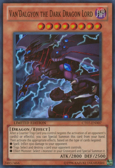 Van'Dalgyon The Dark Dragon Lord [CT07-EN007] Super Rare | Play N Trade Winnipeg