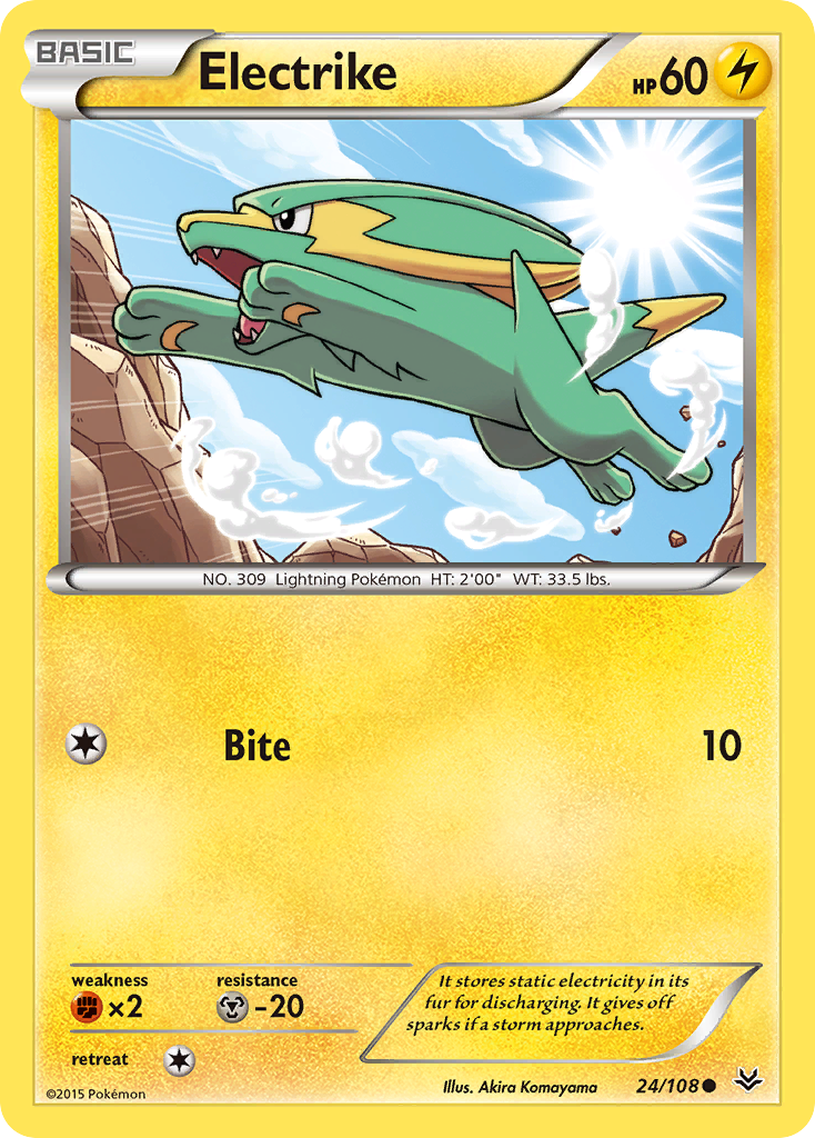 Electrike (24/108) [XY: Roaring Skies] | Play N Trade Winnipeg