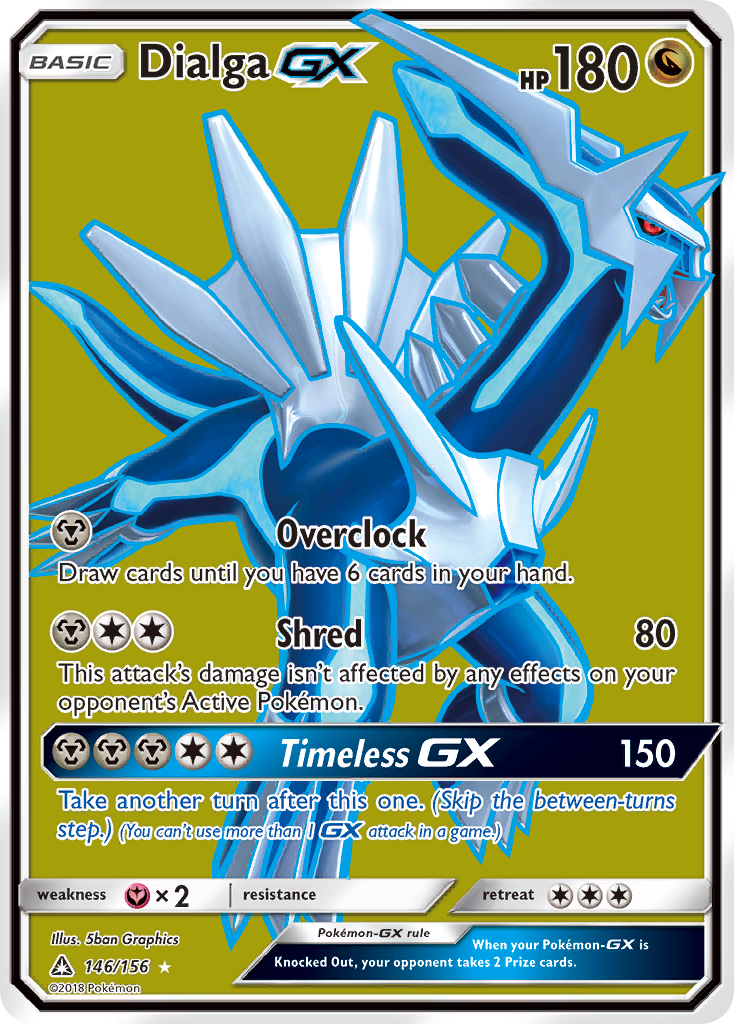 Dialga GX (146/156) [Sun & Moon: Ultra Prism] | Play N Trade Winnipeg