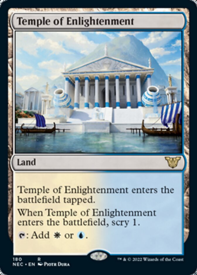 Temple of Enlightenment [Kamigawa: Neon Dynasty Commander] | Play N Trade Winnipeg