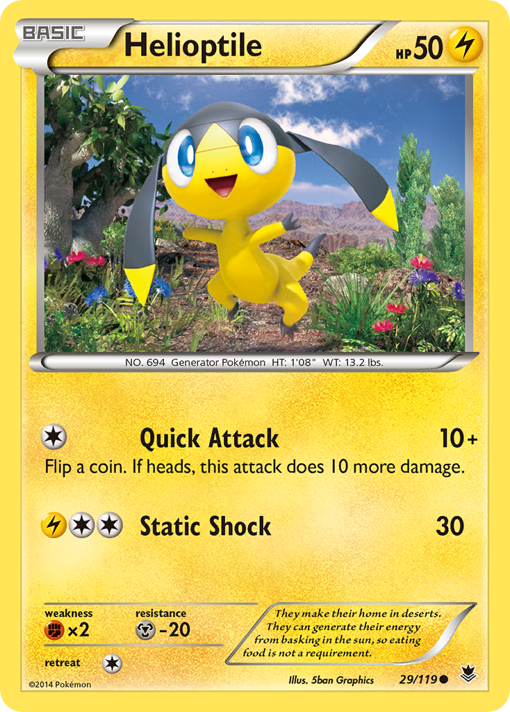 Helioptile (29/119) [XY: Phantom Forces] | Play N Trade Winnipeg