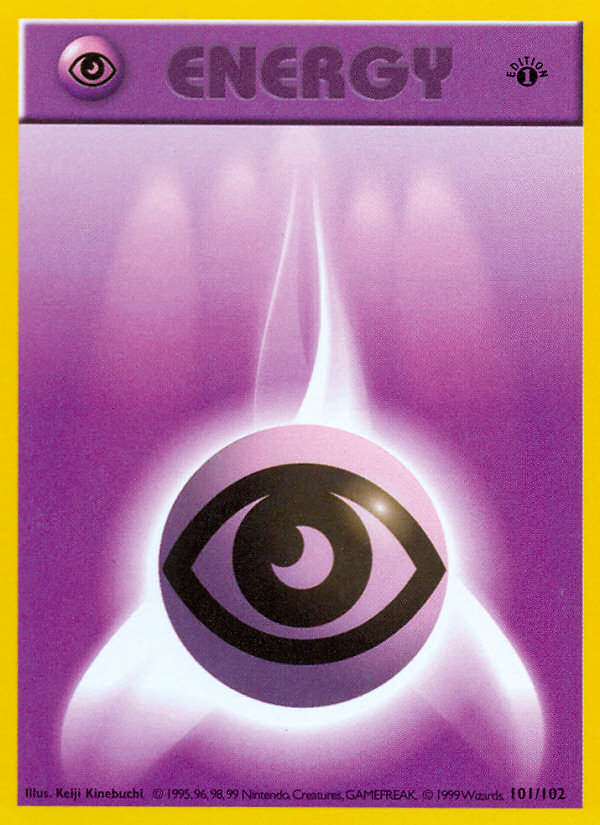 Psychic Energy (101/102) (Shadowless) [Base Set 1st Edition] | Play N Trade Winnipeg