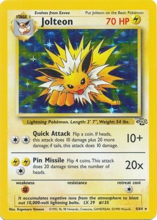 Jolteon (4/64) [Jungle Unlimited] | Play N Trade Winnipeg