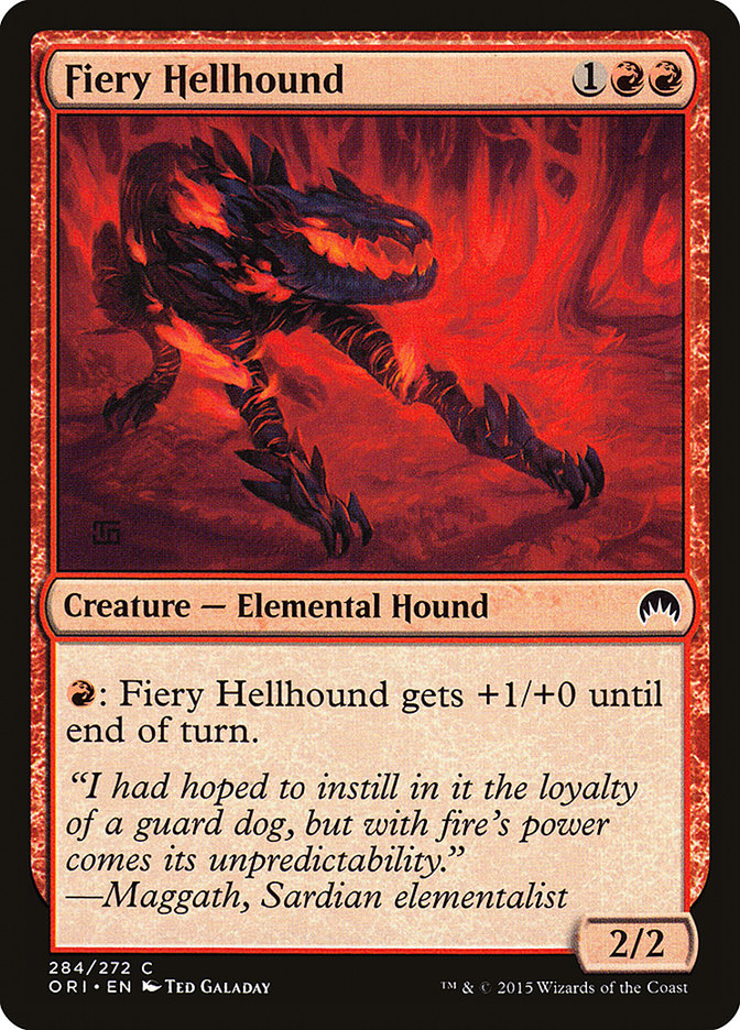 Fiery Hellhound [Magic Origins] | Play N Trade Winnipeg