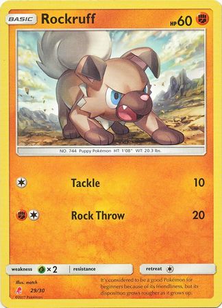 Rockruff (29/30) [Sun & Moon: Trainer Kit - Lycanroc] | Play N Trade Winnipeg