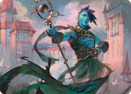 Haughty Djinn Art Card [Dominaria United Art Series] | Play N Trade Winnipeg