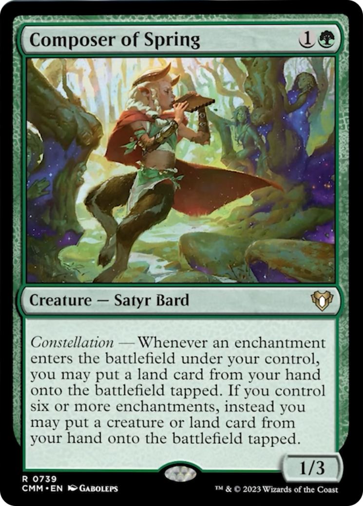 Composer of Spring [Commander Masters] | Play N Trade Winnipeg