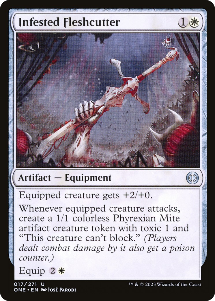 Infested Fleshcutter [Phyrexia: All Will Be One] | Play N Trade Winnipeg